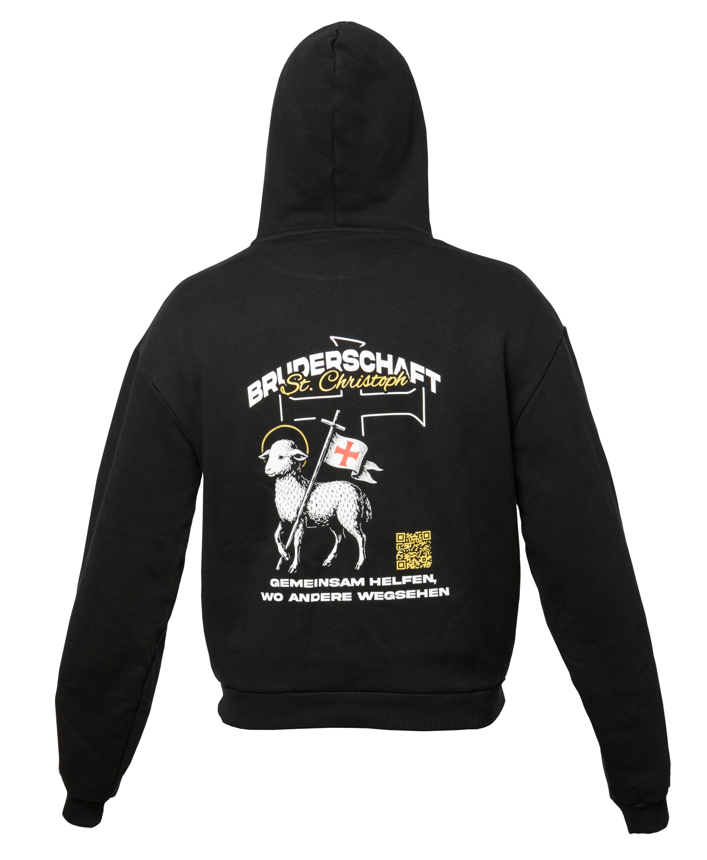BSC Oversize Hoodie "Lamb Crew" - Black